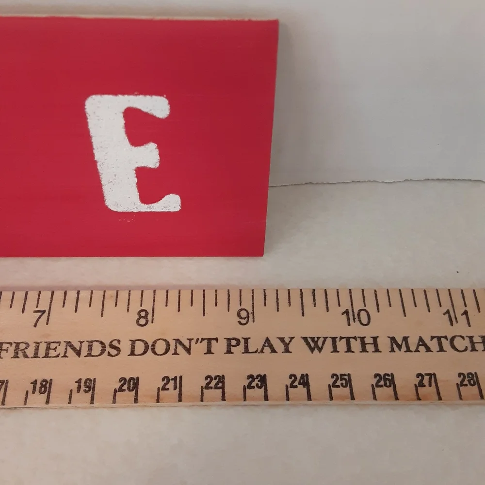 🌞PATRIOTIC HANDMADE SIGN BRAVE